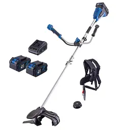 Мотокоса акумуляторна Scheppach BC-BCH380/40-X-SET L2 (380 мм, 4000/5000/6200 об/хв, 1.6 мм, BL, 2х20 В)