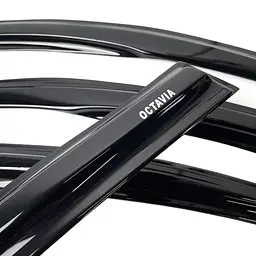 Дефлектори вікон вітровики Acrylic для Skoda A5 2004-2014 Liftback Гнучкі - мініатюра 4