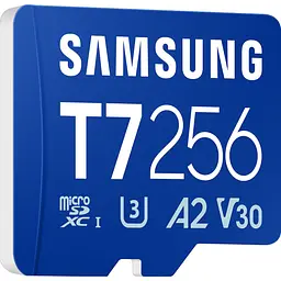 Карта пам'яті Samsung microSDXC T7 256GB Class 10 UHS-I U3 V30 A2 (MB-MB256T/WW) [169285] - мініатюра 2