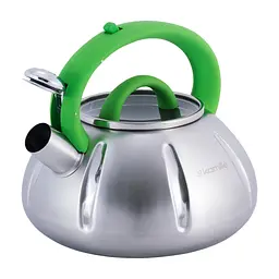 Чайник зі свистком Kamille KM-0671 3л зелений