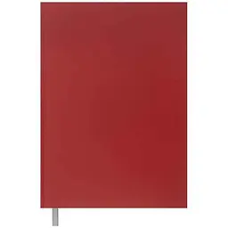 Записна книжка BUROMAX А4 144арк. OPTIMAL арк/кліт., бордова, бум вініл BM.24419103-13