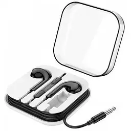 Навушники Hoco crystal earphones with mic M1 Max 3.5мм білі - мініатюра 5