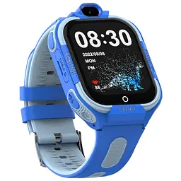 Дитячий смарт годинник Lemfo DF99 з AMOLED дисплеєм, до 5–7 днів роботи, GPS трекером, 4G SIM-картою та кнопкою SOS Синій - мініатюра 3