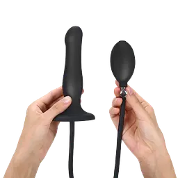Надувна анальна пробка Strap-On-Me Inflatable Dildo Plug - Noir