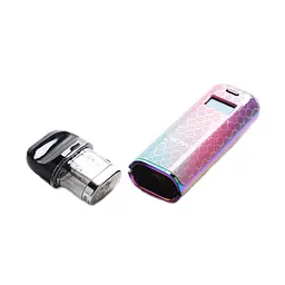 Под-система Електронна сигарета Smok Novo X 25 W Pod Kit 800 mAh 2 ml 7 Color Cobra бірюзово-рожева (11073) - мініатюра 3