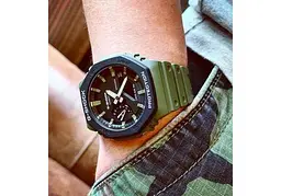 Удароміцний полімерний наручний годинник Casio G-Shock GA-2110SU-3AER з полімерним ремінцем - мініатюра 5