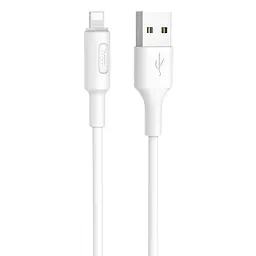 Кабель HOCO X25 USB to iP 2A, 1m, PVC, PVC connectors, Білий