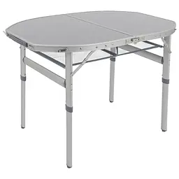 Складний стіл Bo-Camp Premium Oval 100x70 cm Grey (1404424)