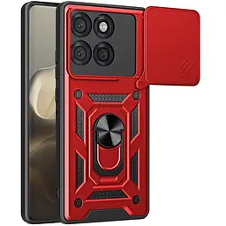 Чехол Ummi Camshield Serge Ring для Motorola Edge 70 Fusion / 70 Fusion+ Красный / Red
