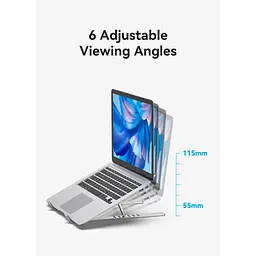 Підставка до ноутбука Vention Laptop X-type Stand Silver Aluminum Alloy (KDMI0) - мініатюра 5