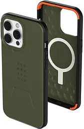 Оригинальный противоударный чехол для iPhone 14 PRO UAG Civilian MagSafe Olive (114042117272)