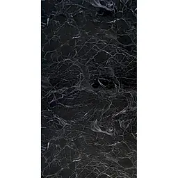 Самоклеюча вінілова плитка Sticker Wall SW-00001289 У рулоні чорний мармур глянець 3000х600х2 мм - мініатюра 3
