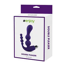 Анальна пробка Toyz4lovers Double Pleaser, 15.5 см (фіолетовий) - мініатюра 5