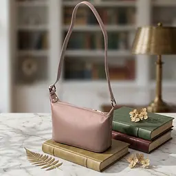 Практична жіноча сумка з однією довгою ручкою з натуральної шкіри Vintage 22306 бежева - мініатюра 4