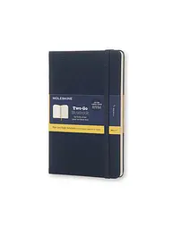 Записник Moleskine Two-Go медіум, Синій (TWOGO31B27)