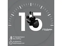 Навушники TWS HiFuture ColorBuds2 Black - мініатюра 3