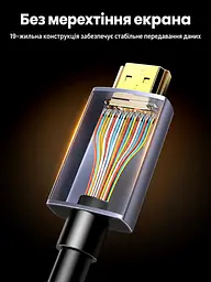 Оптоволоконний кабель HDMI UGREEN HD183 2.1 8K 60 Гц 25 м чорний (55507) - мініатюра 12