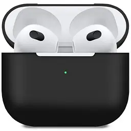Чохол для навушників MAKE Apple AirPods 3 Silicone Black