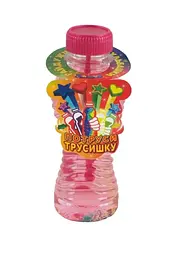 Мильні бульбашки "Райдужні бульки" BIGRP303 Big Kids з блискітками 300мл (4828433929127) Рожевий