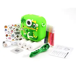 Дитяча камера-принтер DIY Toys Динозавр зелена (CJ-4978946-G) - мініатюра 7