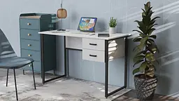 Комп'ютерний стіл Ferrum-decor Таккота 75x120x70 чорний ДСП Білий 16мм (FRD-101944) - мініатюра 6