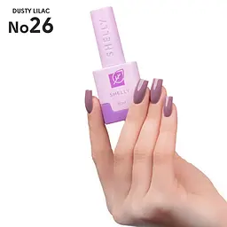 Гель-лак для нігтів 26 Dusty Lilac Shelly 12 мл - мініатюра 3