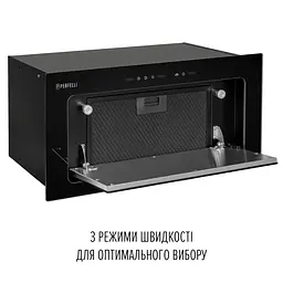 Витяжка повновбудована PERFELLI DESIGN VISION 6 NERO SILENZIO - мініатюра 9