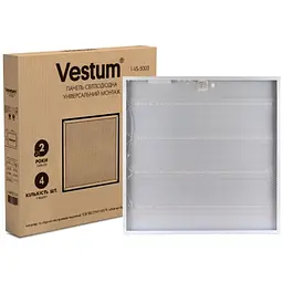 Світильник Vestum LED PRISMA 36W 600x600 6500K 220V (1-VS-5003)