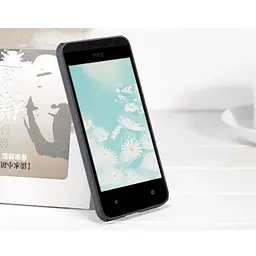 Чохол Nillkin Super Frosted Shield Case HTC Desire 300 (301e) black + плівка - мініатюра 3