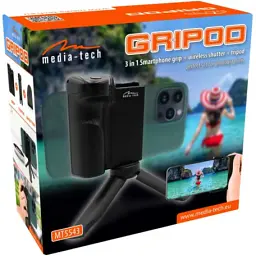 Штатив Media-Tech 3-in-1 Phone Tripod Stand with Bluetooth Remote Black (MT5543) - мініатюра 9