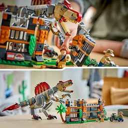 Конструктор LEGO Jurassic World Втеча спинозавра 820 ел. (77982) - мініатюра 9