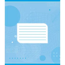Зошит для школярів "Геометричний" 018-590536K-5 у клітинку 18 аркушів