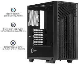 Корпус QUBE GERYON Black (QBGERYON_FBNU3) Без БП - мініатюра 2