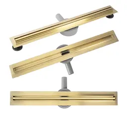 Трап для душу Rea Neox 70 Slim Pro brushed gold REA-G2714