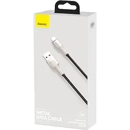 Кабель Baseus Cafule Metal Data Type-C 66W (1m) black (CAKF000101) - мініатюра 4