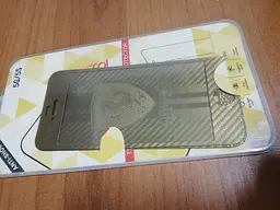 Захисне скло для iPhone 5/5S переднє + заднє золотисте - мініатюра 2