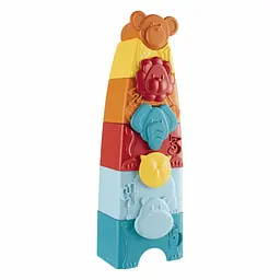 Іграшка-піраміда 2 в 1 Chicco Eco+ Зоовежа (11570.00) - мініатюра 2