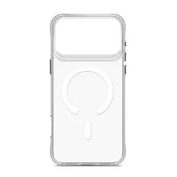 Чехол Apple iPhone 17 Pro Max, Clear MagCase, прозрачный, противоударный, магнитный, панель-накладка с поддержкой MagSafe, поддержка беспроводной зарядки MagSafe, защита всего корпуса, TPU+PC, ArmorStandart (ARM87400)