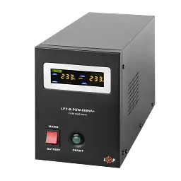 ДБЖ з правильною синусоїдою 12V LPY-B-PSW-800VA+(560Вт) 5A/15A - мініатюра 2
