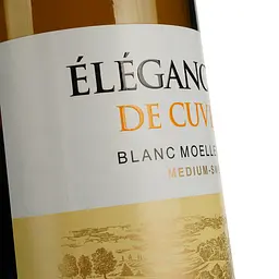 Вино Elegance de Cuvee Blanc Medium Sweet біле напівсолодке 0.75 л - мініатюра 3