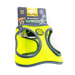 Шлея GimDog Alfresco для собак, неопрен, жовтий, розмір XXS, 28-32 см