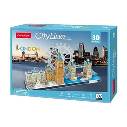 Пазл Cubic Fun Тривимірний пазл CityLine London (MC253h) - мініатюра 10