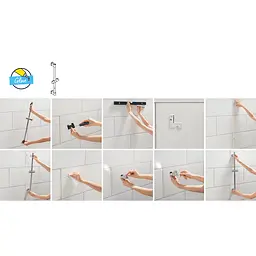 Смеситель термостатический для душа Grohe QuickFix Precision Start 34597001, Хром - миниатюра 8