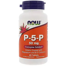 P-5-P піридоксальфосфат 50 мг Now Foods 60 таблеток