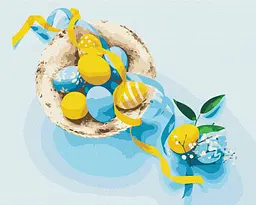 Картина за номерами на підрамнику Brushme Український Великдень