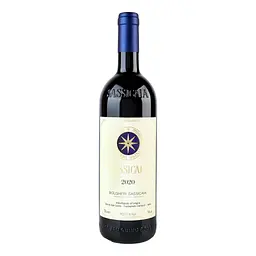 Вино Tenuta San Guido Sassicaia Cabernet Bolgheri DOC, червоне, сухе 13,5%, 0,75 л - мініатюра 2