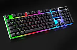 Ігрова провідна USB клавіатура та мишка Gaming G21B з RGB підсвічуванням - мініатюра 4
