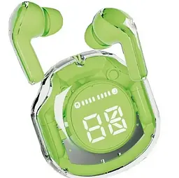 Бездротові навушники Bluetooth UKC TWS Ultrapods pro зелені - мініатюра 1