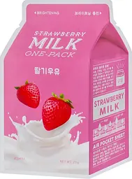 Маска з протеїнами та екстрактом полуниці 21 мл A'pieu Strawberry Milk One-Pack