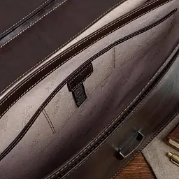 Чоловічий діловий портфель Tony Perotti натуральна шкіра Italico 8008/40 (90376) Коричневий - мініатюра 5